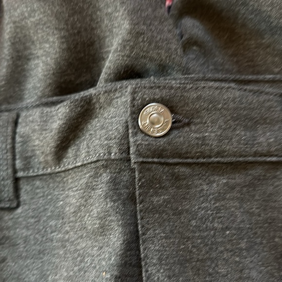 Gloria Vanderbilt - Amanda Ponte Pants size 14 Petite, Dark Gray - Picture 5 of 7